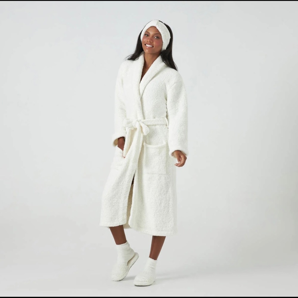 Kashwere Long Chenille Aspen Robe size L NEW